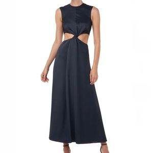 $548 SOLD OUT Amur Inara maxi cut out silky dress, size 10, new with tags